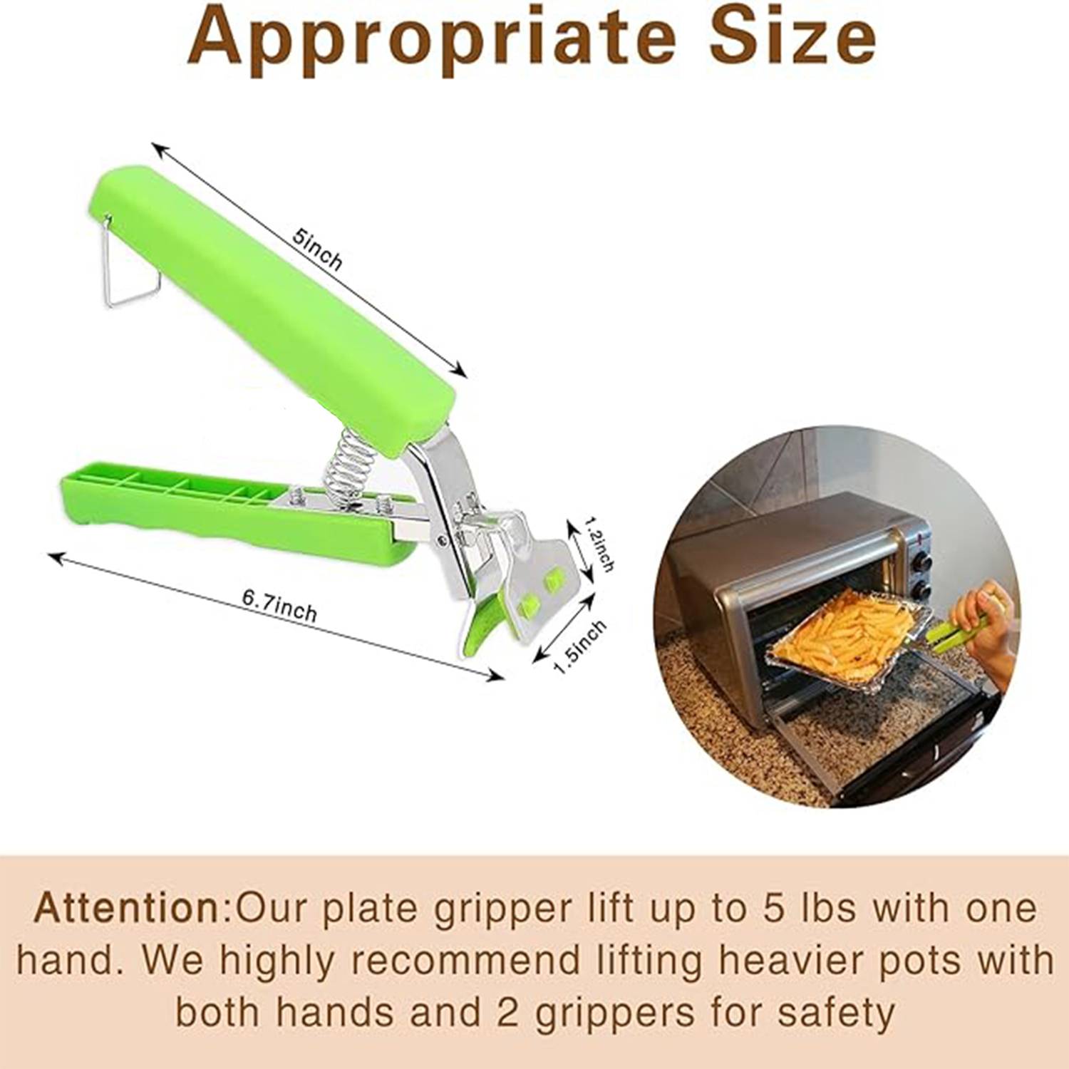 Non-slip Anti-scald Plate Gripper 5