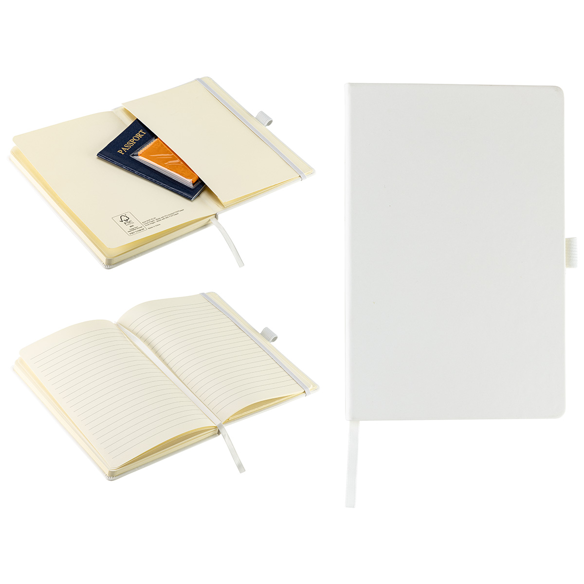 Elan Hardcover Journal with Pen Loop and Inner Pocket 3