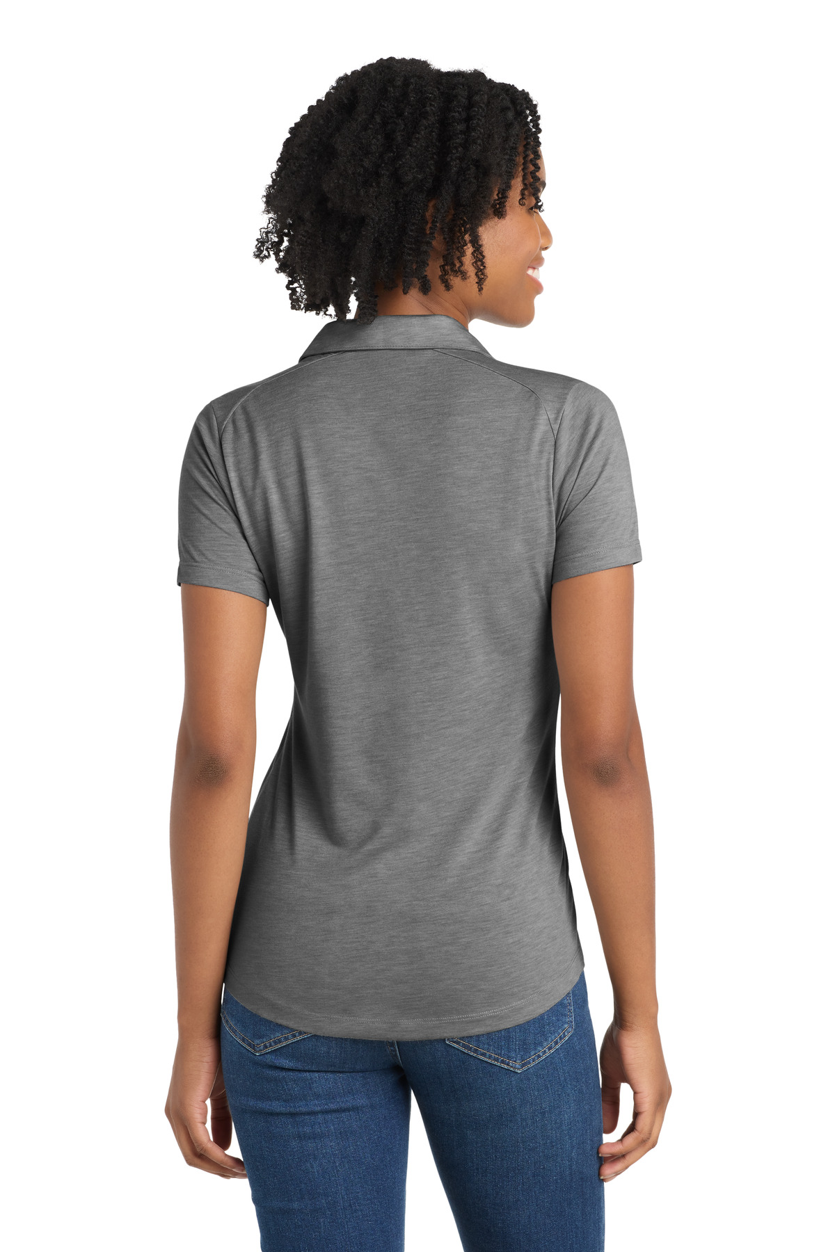 Sport-Tek Women's PosiCharge Tri-Blend Wicking Polo. LST405 28