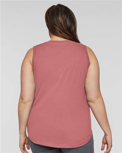 Women's Curvy Relaxed Fine Jersey Tank - 3892 41