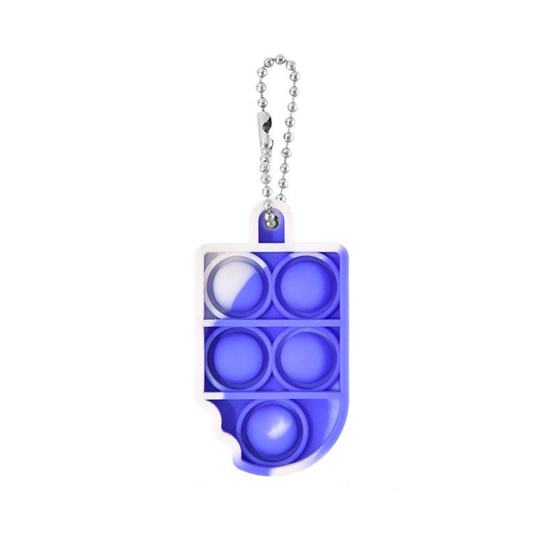 Ice Cream Keychain Push Bubble Fidget Toy 5