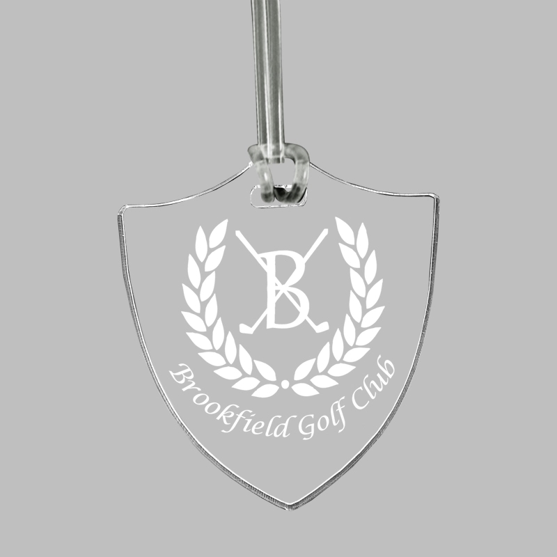 Custom Acrylic Laser Etched Bag Tag