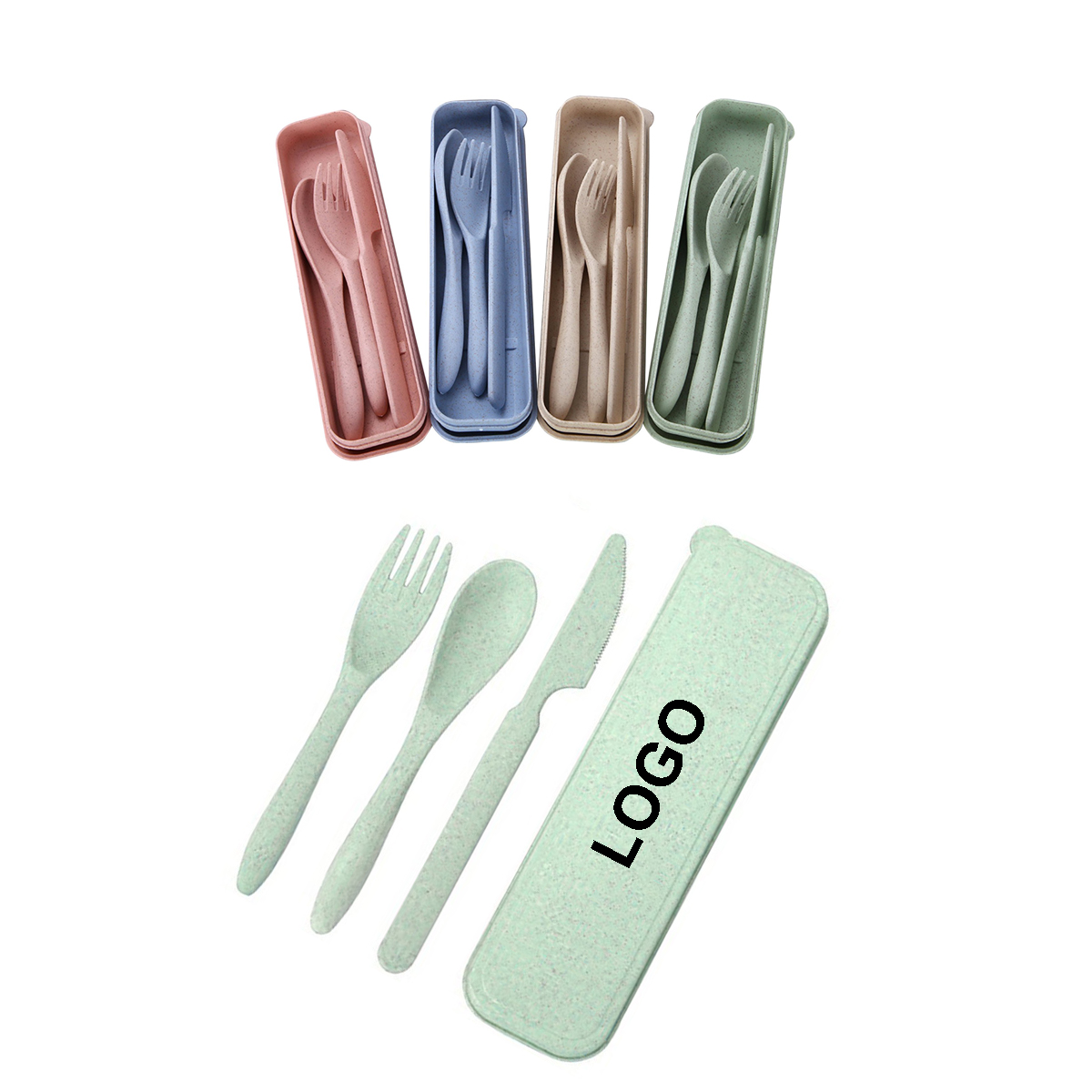 Wheat Straw Cutlery Set 1