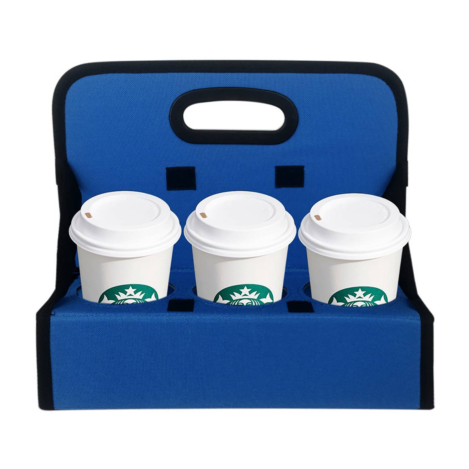 Foldable Portable 6-Slot Polyester Drink Holder 2