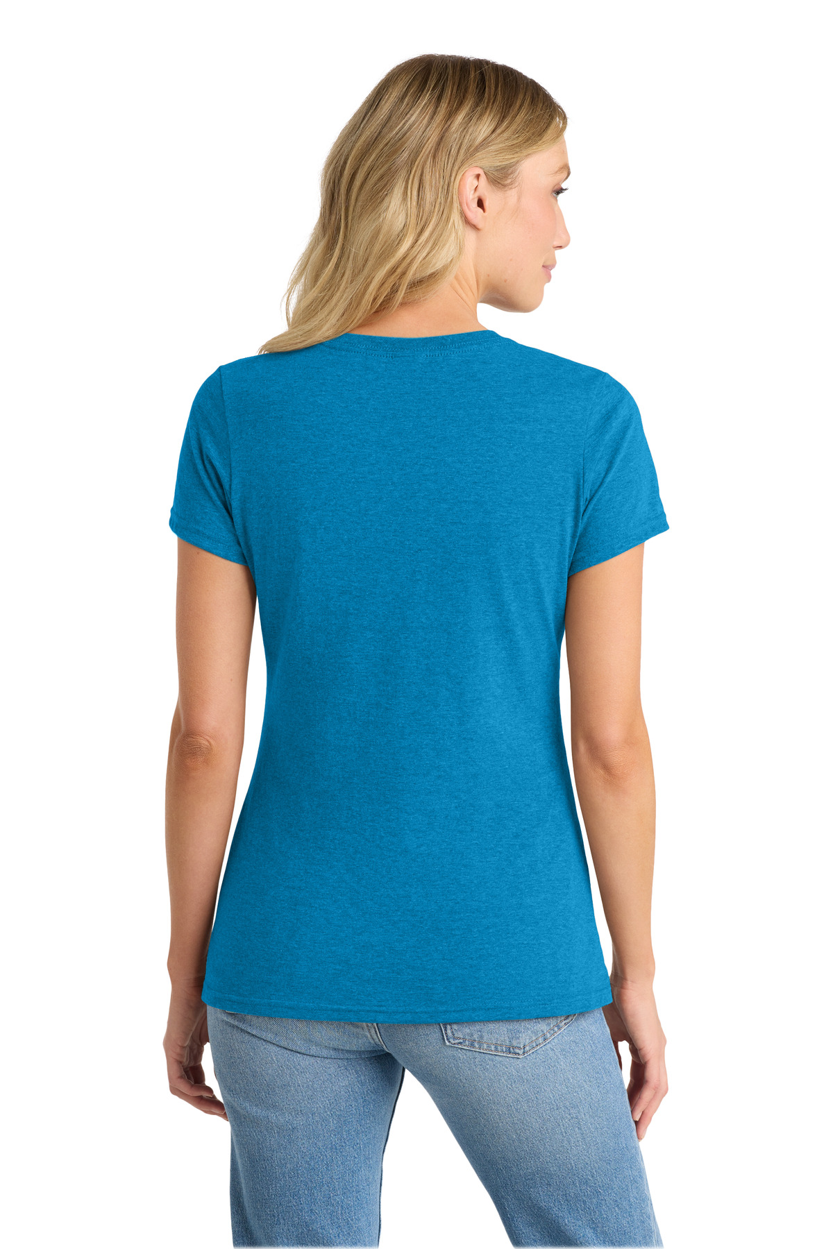 Port & Co Women's Fan Favorite Blend V-Neck Tee. LPC455V 4