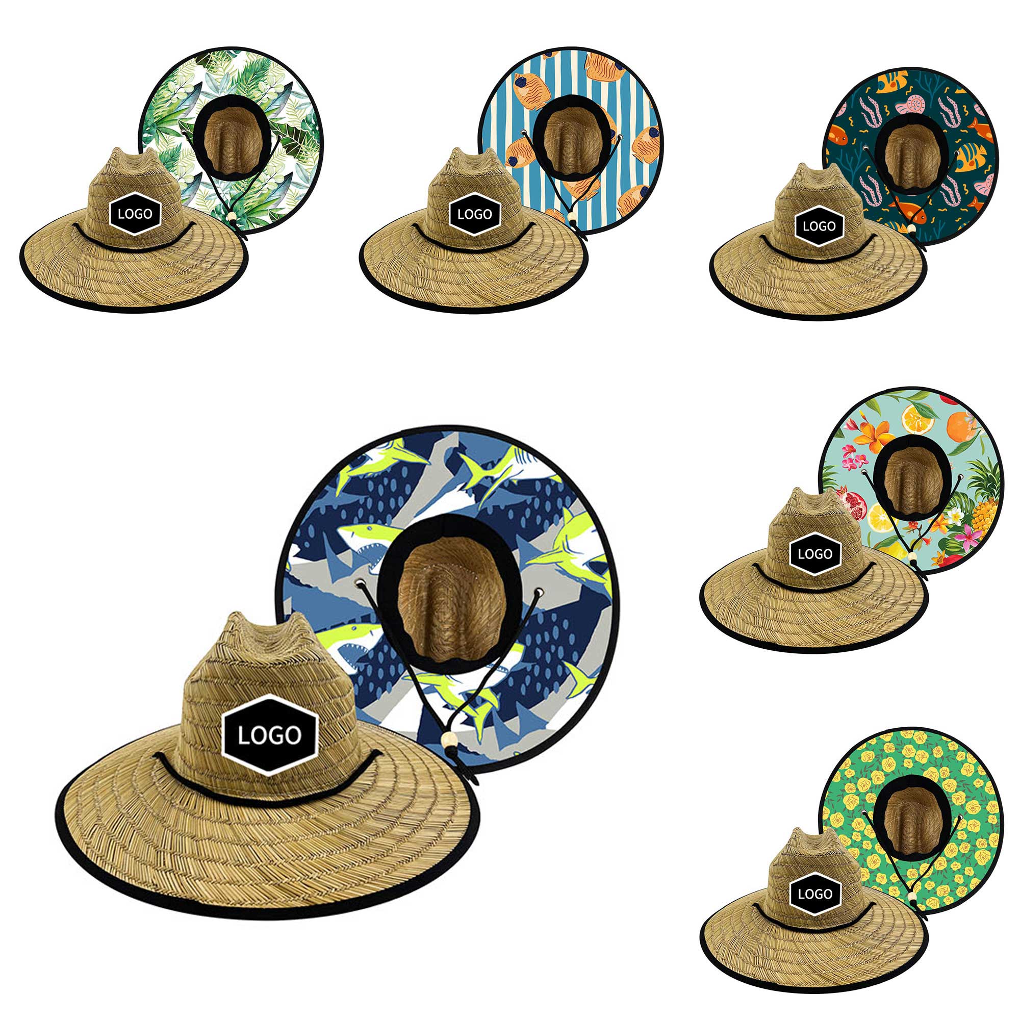 Straw Sun Beach Hat 2