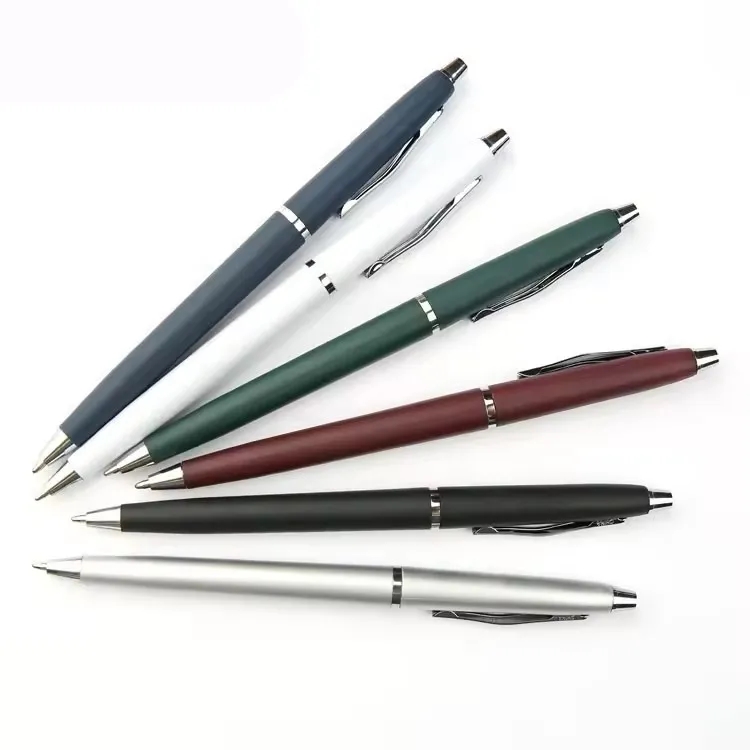 Plastic Slim Twist-Action Hotel Pen 4