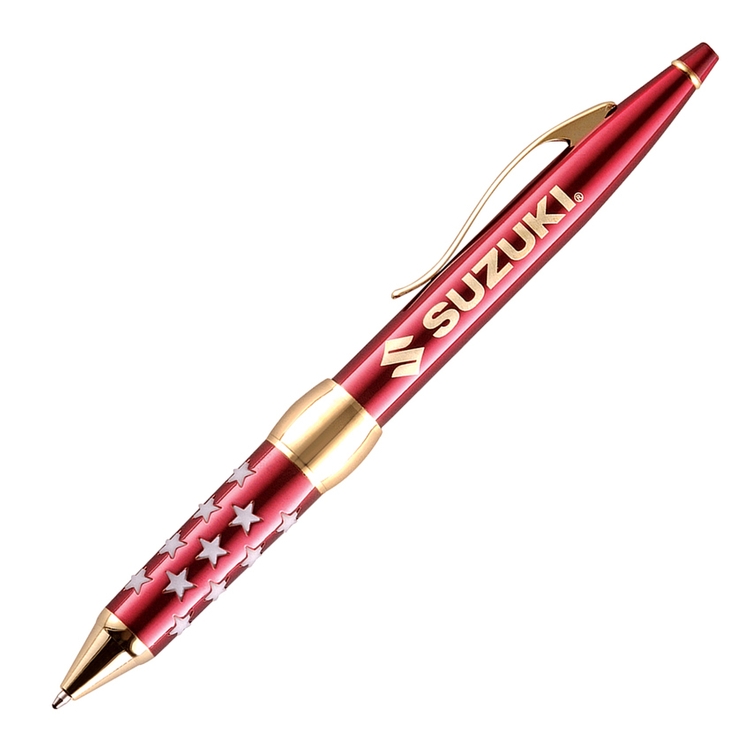 Patriot Brass Ballpoint Pen (Red) 4