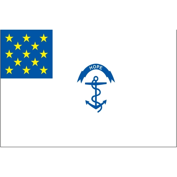 Special Historical Stick Flag - Rhode Island Regiment 2