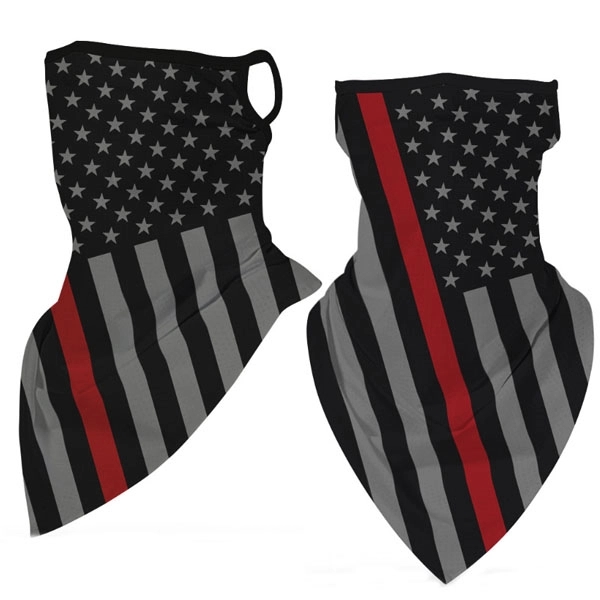 Sports Neck Gaiter Ear Loop Triangle Face Scarf 8