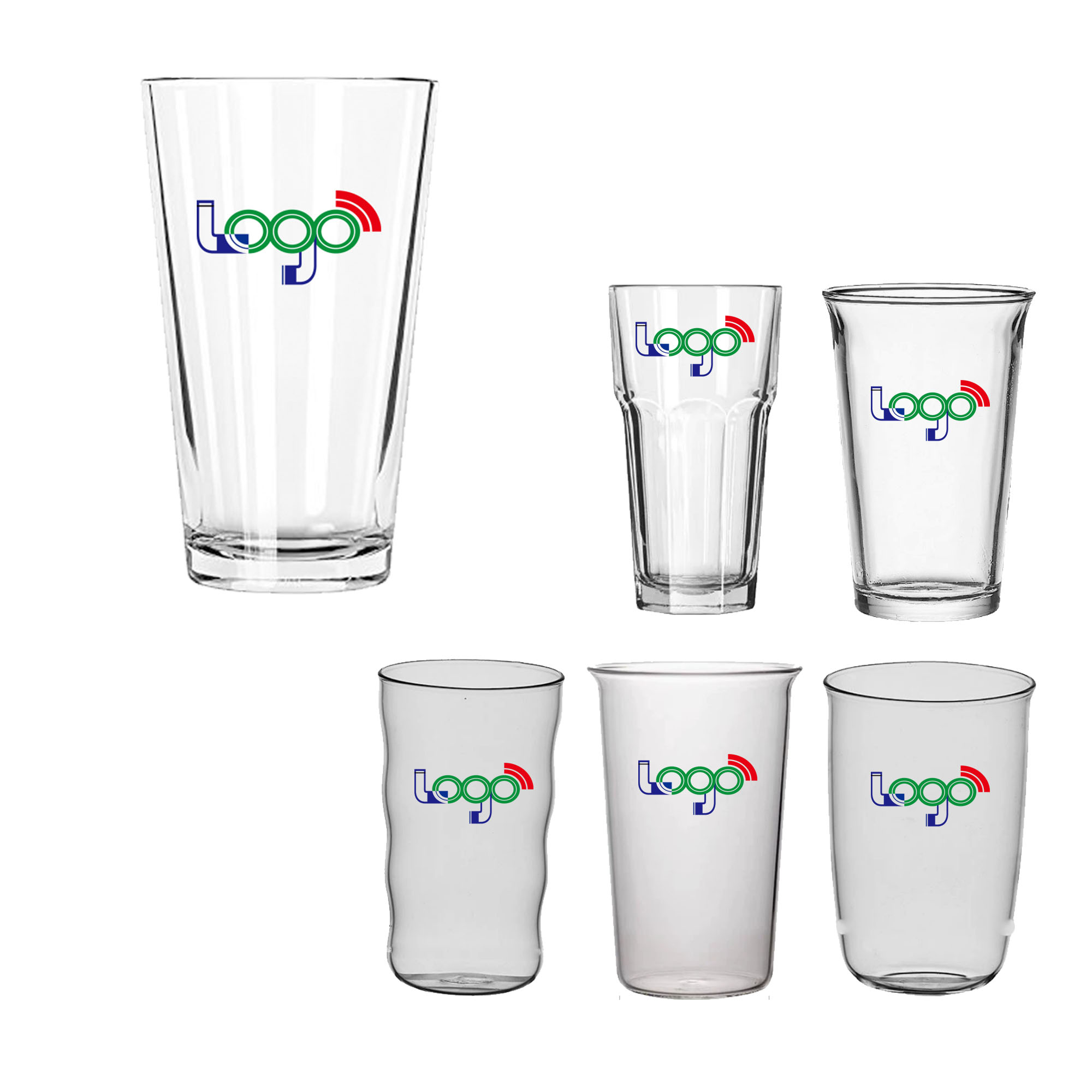 16-Ounce Dishwasher-Safe Glass Cup 2