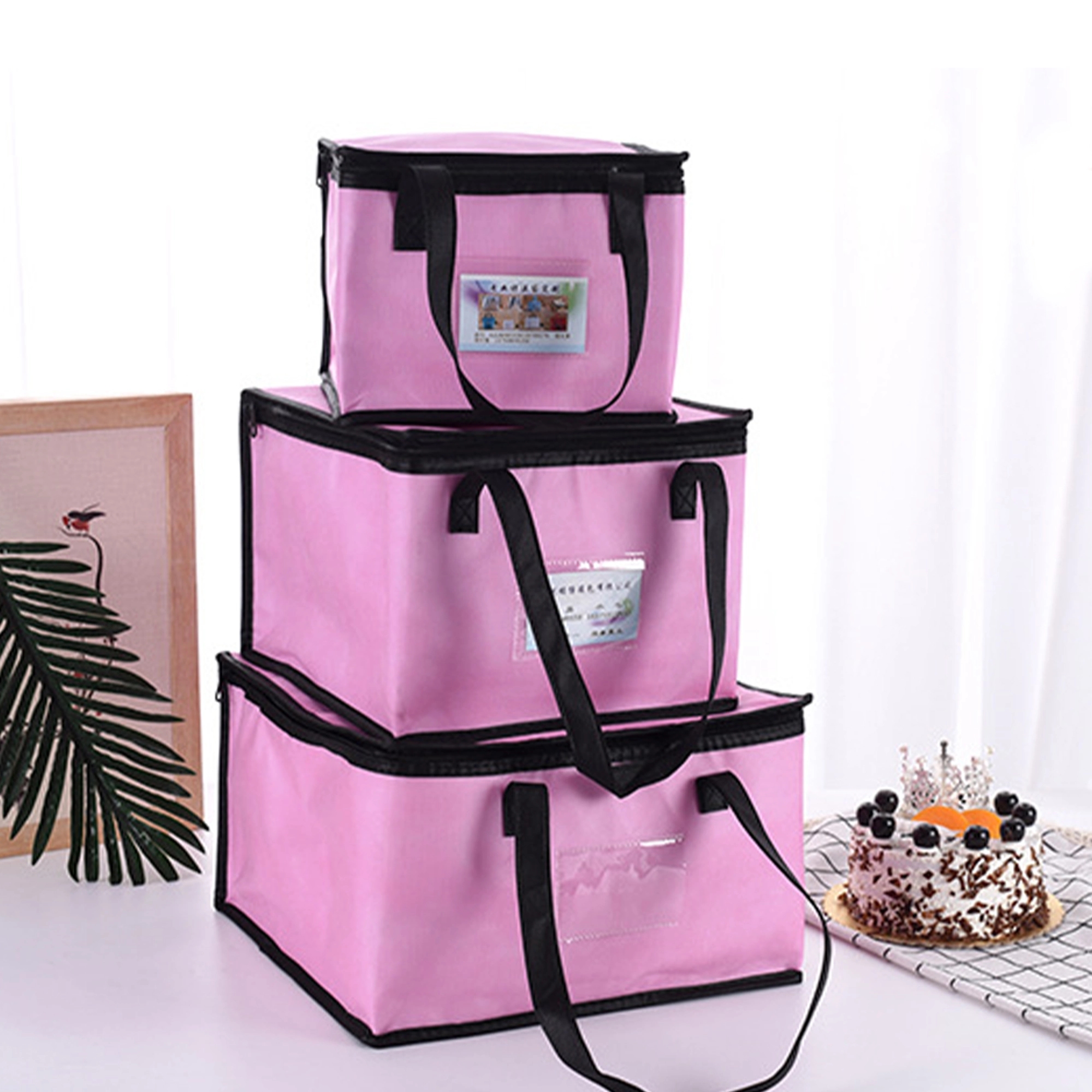 Polyester Insulated Lunch Bag with Handle 3