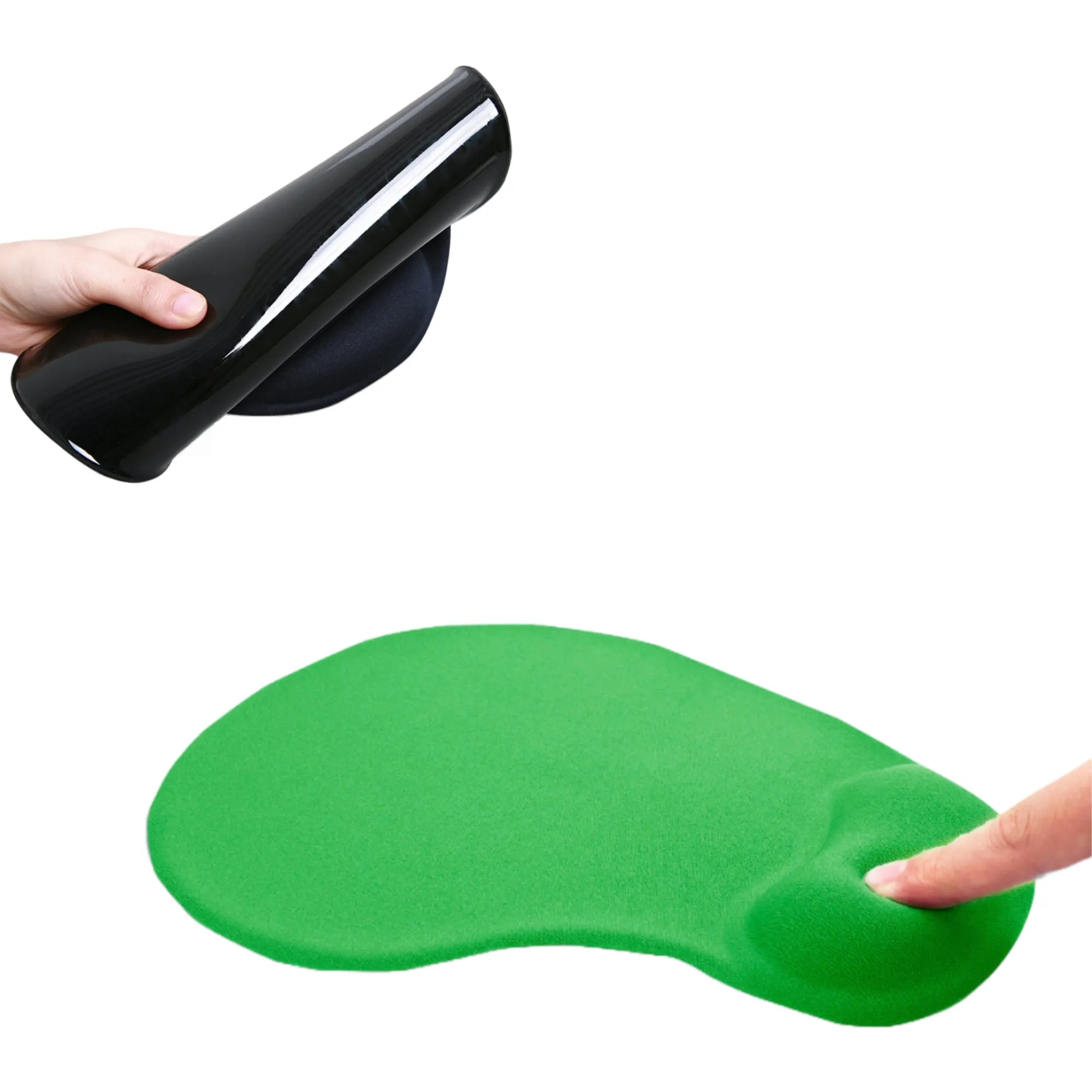 Recycled Mouse Mat Mousepad With Silicone Wrist Rests 5