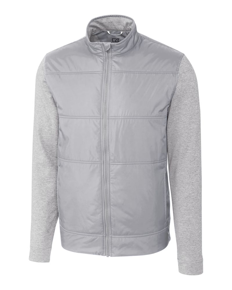 Cutter & Buck Stealth Recycled Hybrid Quilted Mens Windbreaker Jacket 3