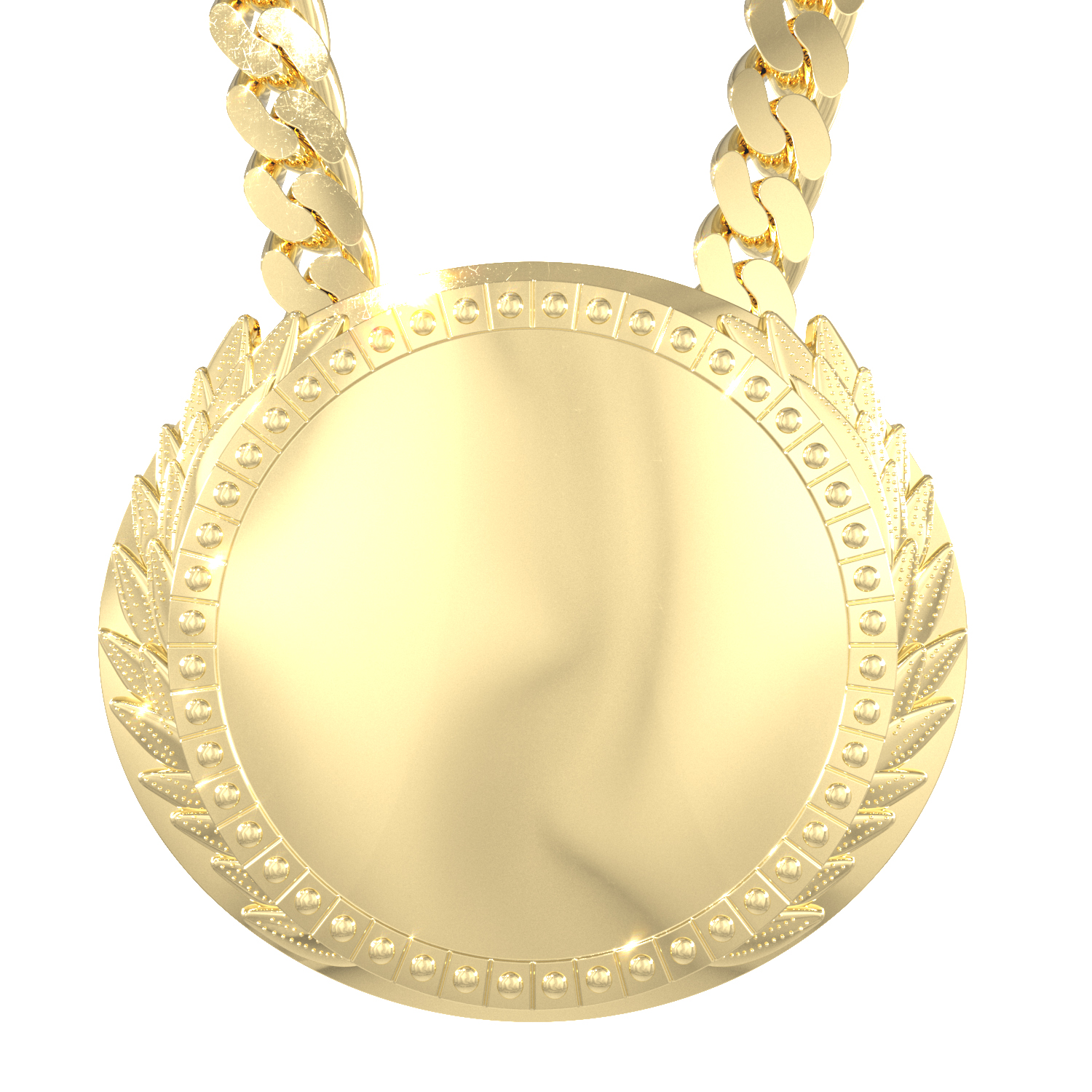 Express Vibraprint® Lite Champ Chain Medal w/ Plastic Chain 20