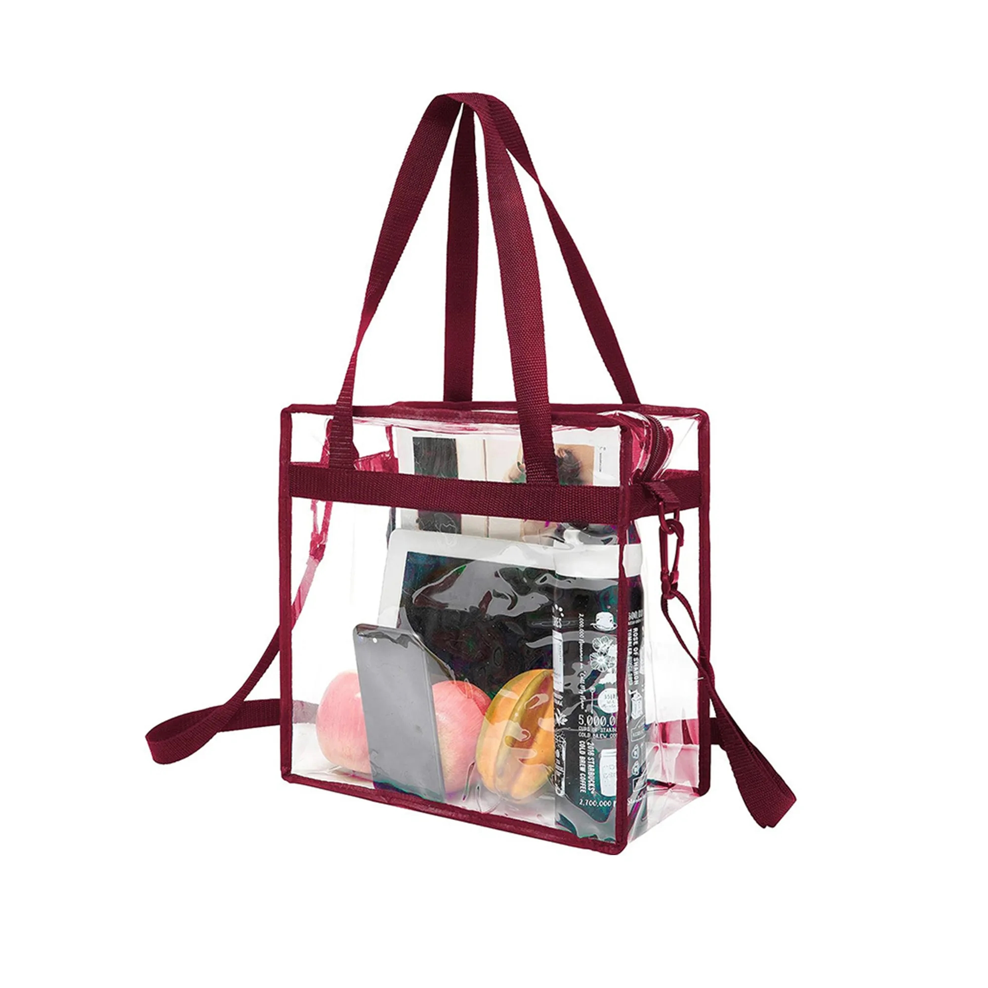 Pvc Stadium Transparent Tote Crossbody Bag 3
