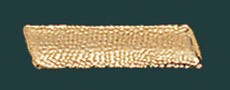 Small Service Bar Metal Chenille Letter Insignia Pin 1