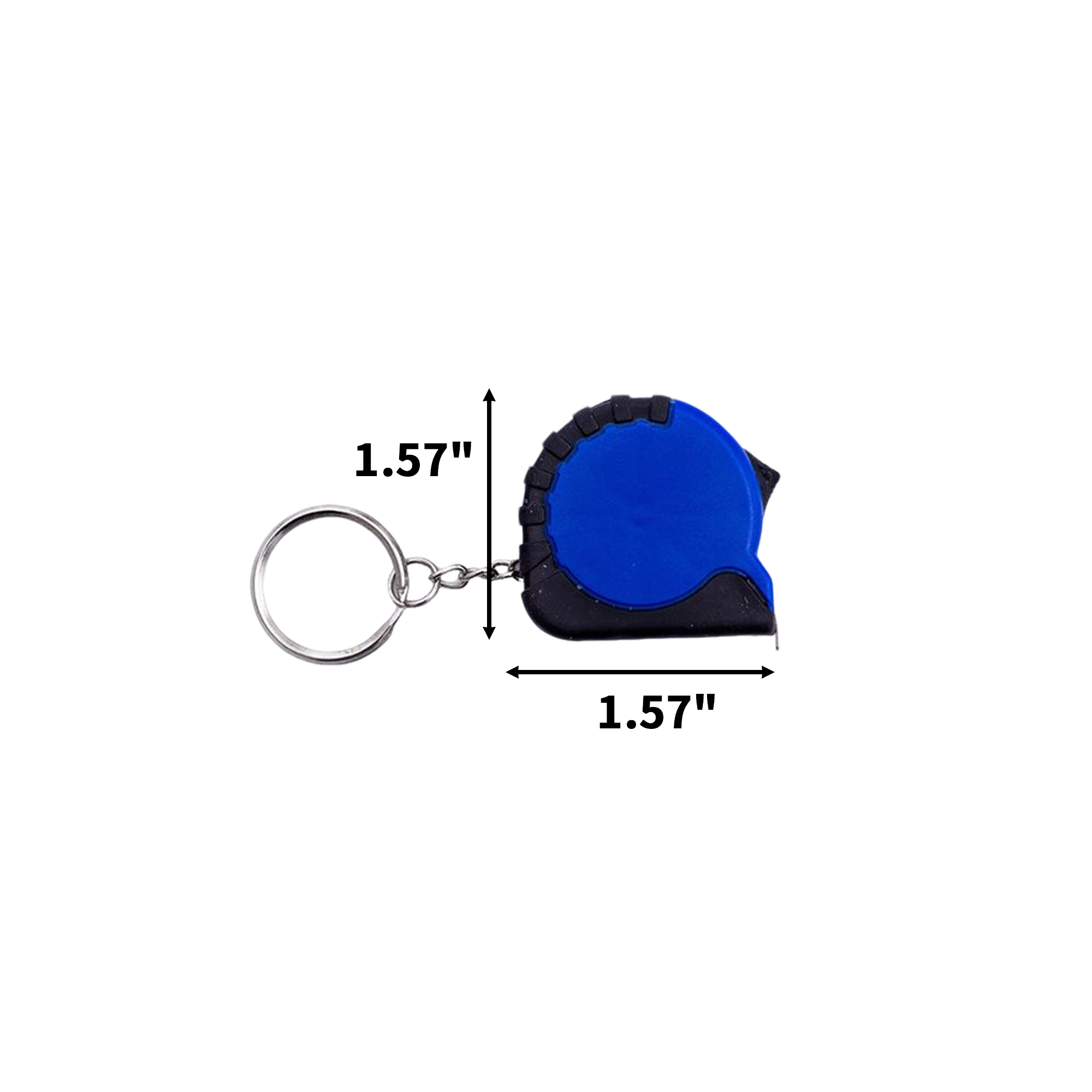 Plastic And Steel Mini Tape Measure 1.57" By 1.57" 2