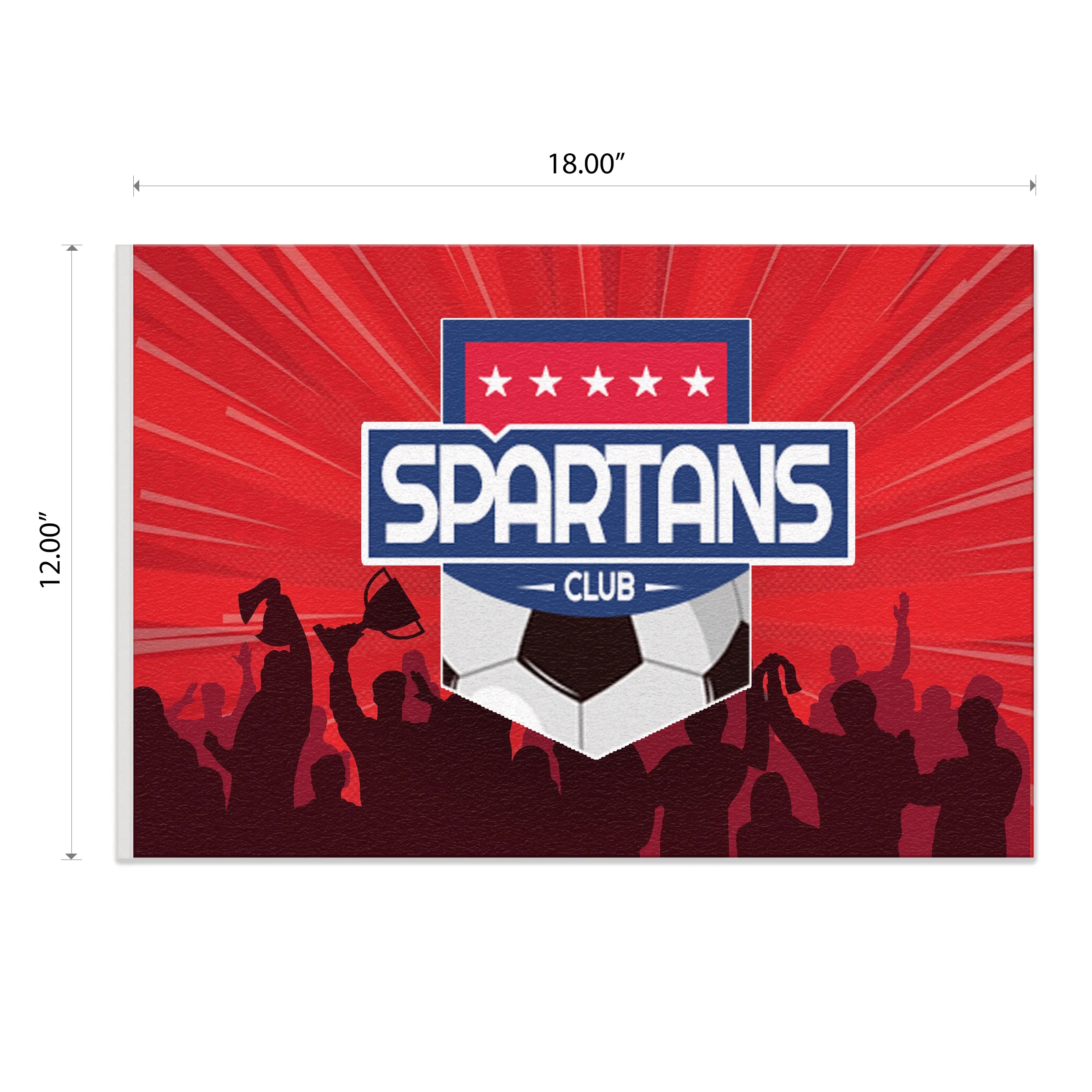 12"x18" Custom Full Color Printed Felt Banner 6