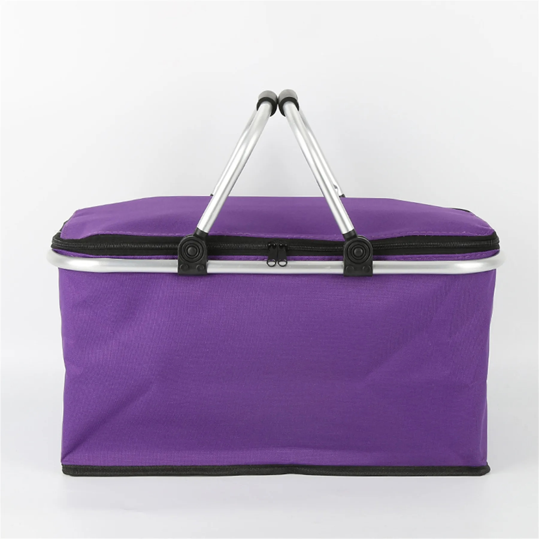 Folding Fabric Shopping/Picnic Basket 8