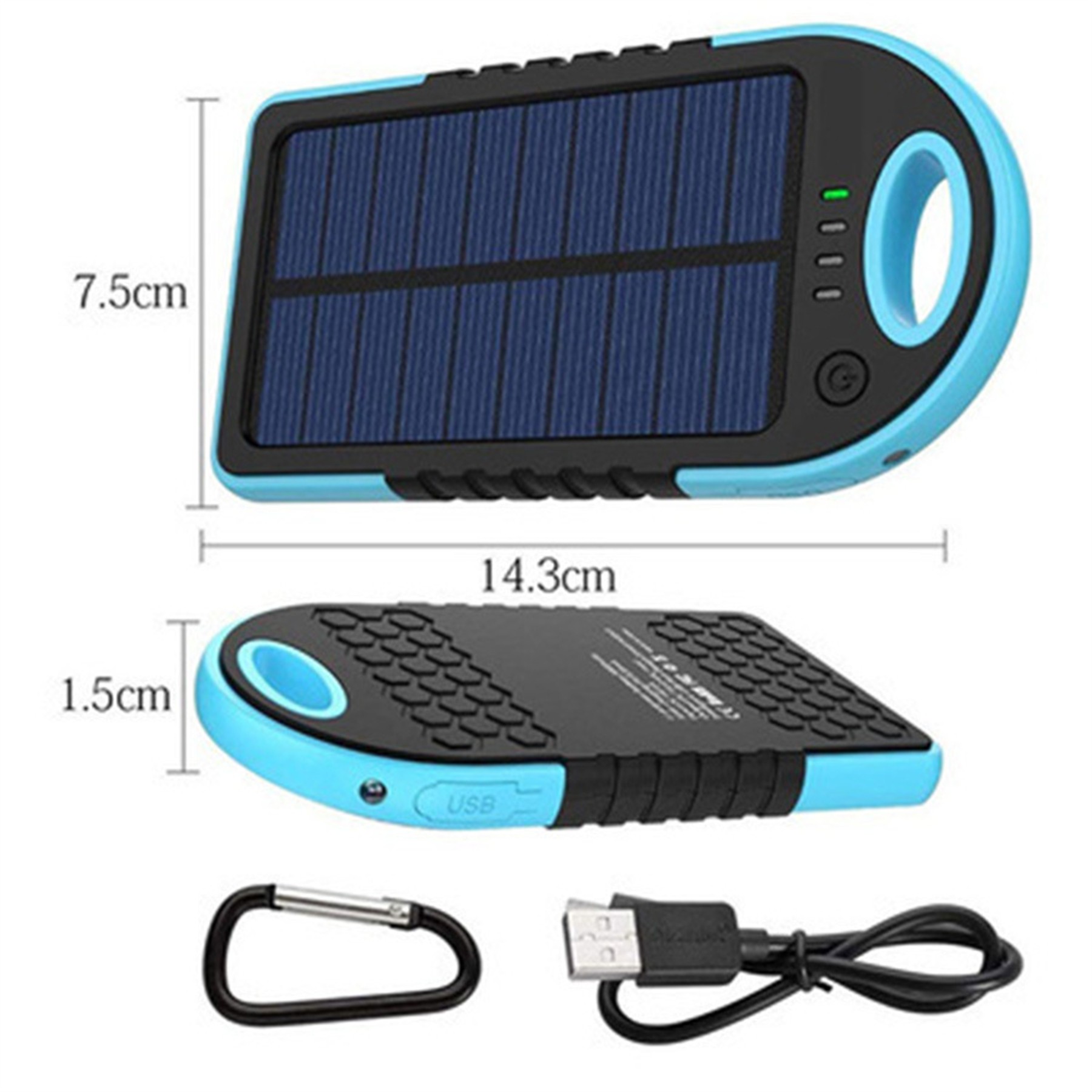 Waterproof Solar Power Bank 5