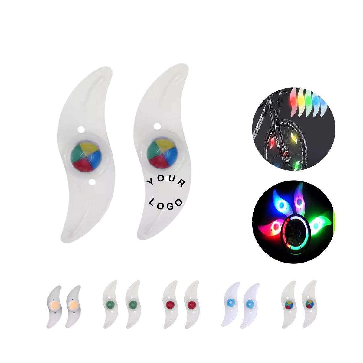 Night Ride LED Bike Wheel Lights Colorful Modes 4