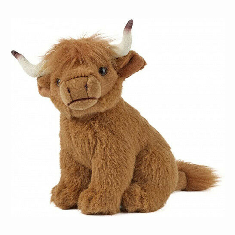 10" Highland Cow Soft Toy gift for kids 1