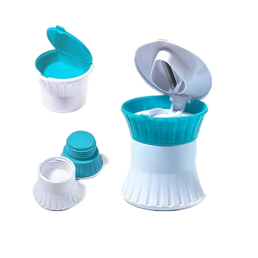 3 In 1 Pill Box With Grinder Cutter Splitter 2