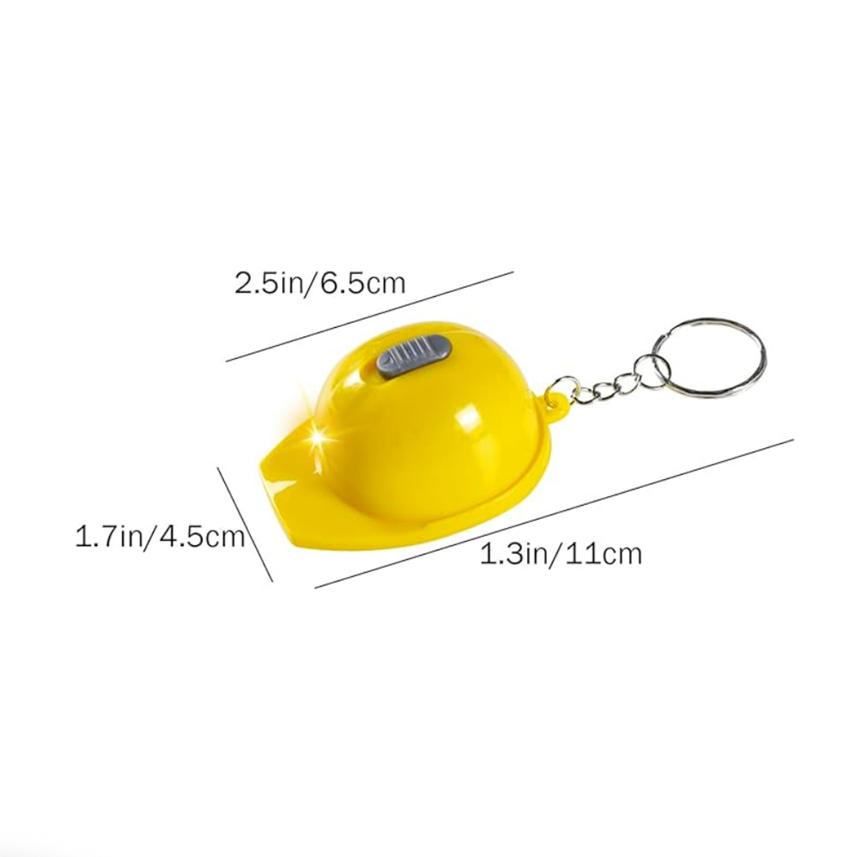 Custom Hard Hat Bottle Opener LED with Keychain 7