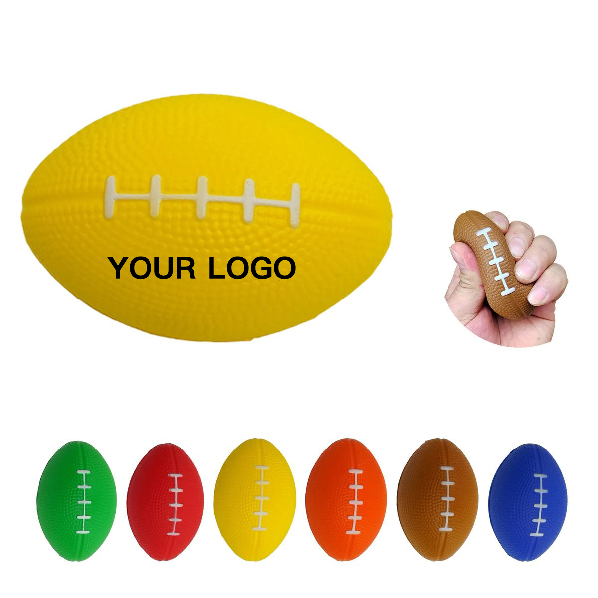 PU Rugby Stress Ball for Promotions 9