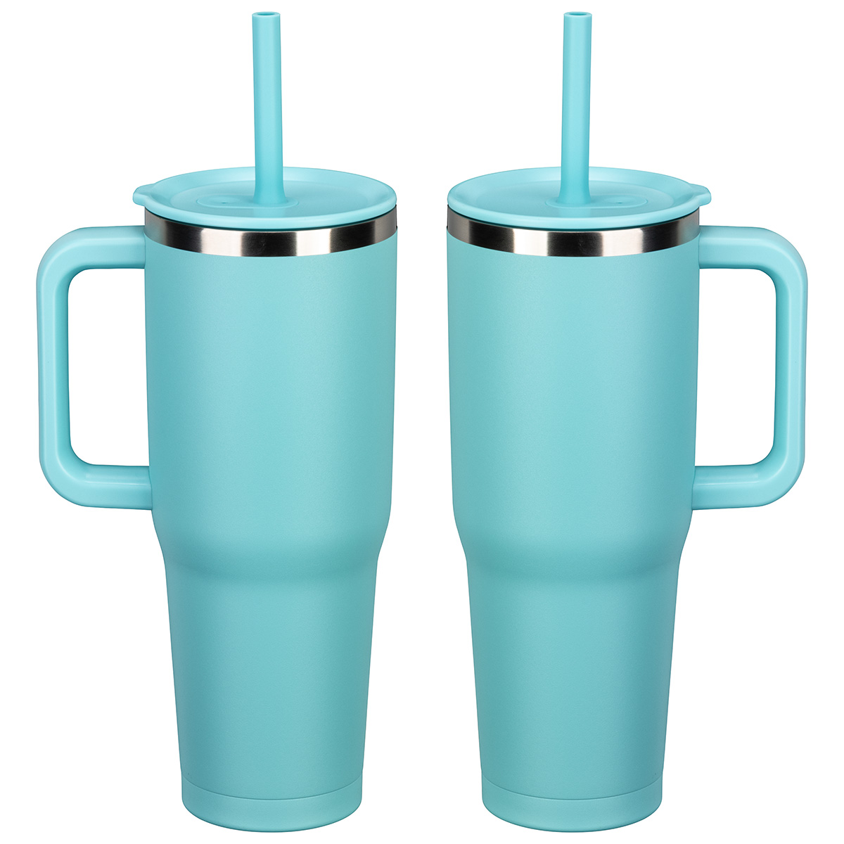 SENSO® Summit 40 oz Insulated Stainless Steel Travel Mug with Press-In Straw Lid 10