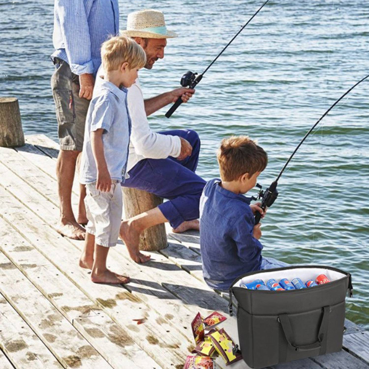 Outdoor portable cooler waterproof insulated bag 4