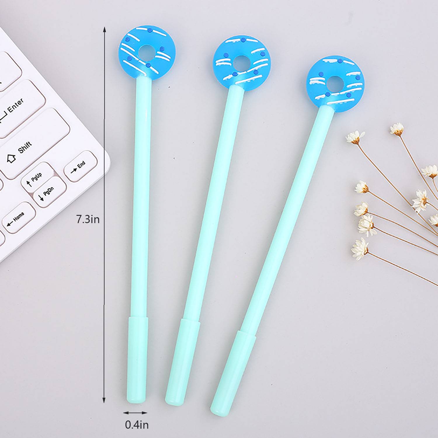Plastic Doughnut Shaped Neutral Pen 8