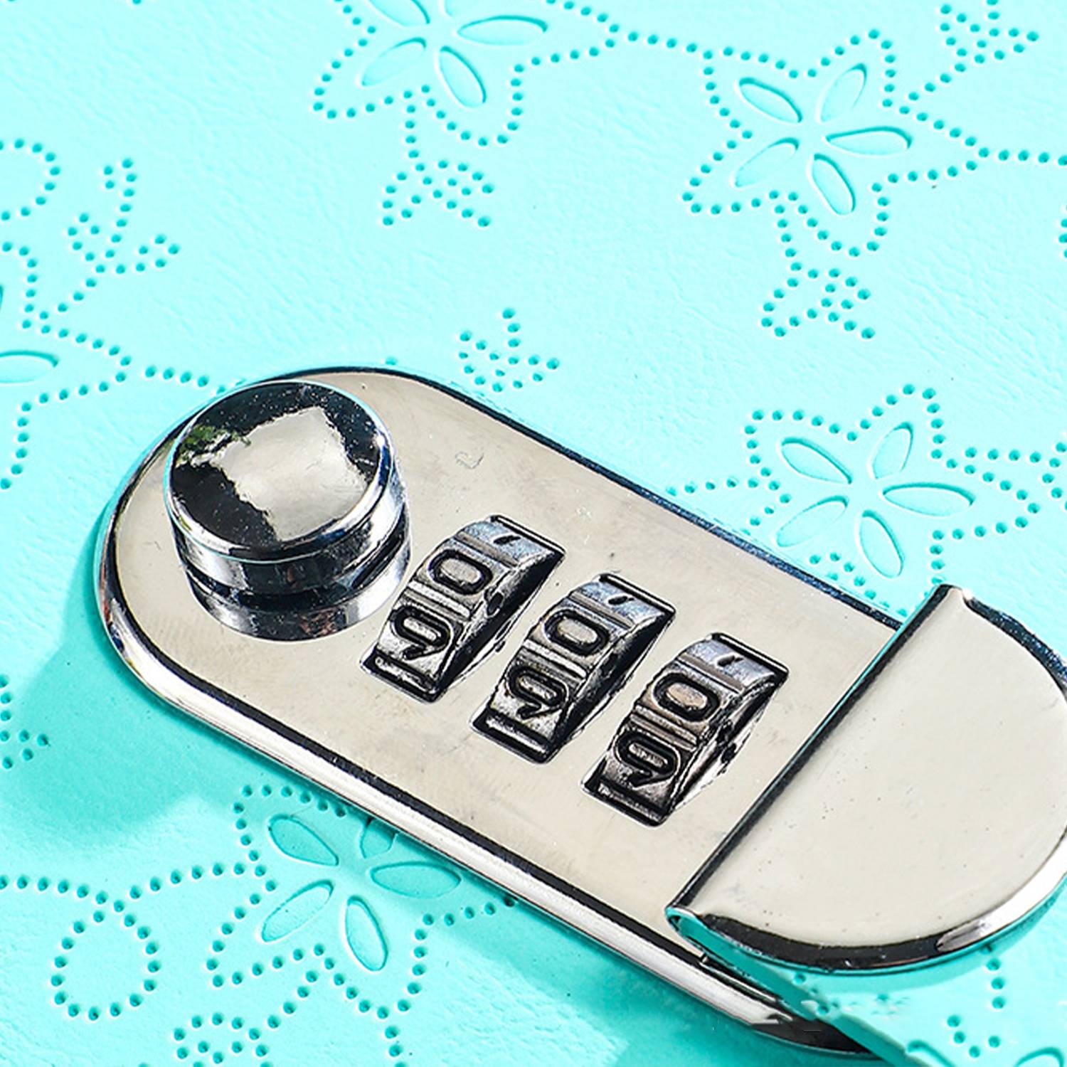 A5 PU Leather Business Notebook w/ Password Lock 11