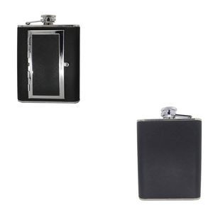 5oz Stainless Steel Flask With Cigarette Holder Compartment 5