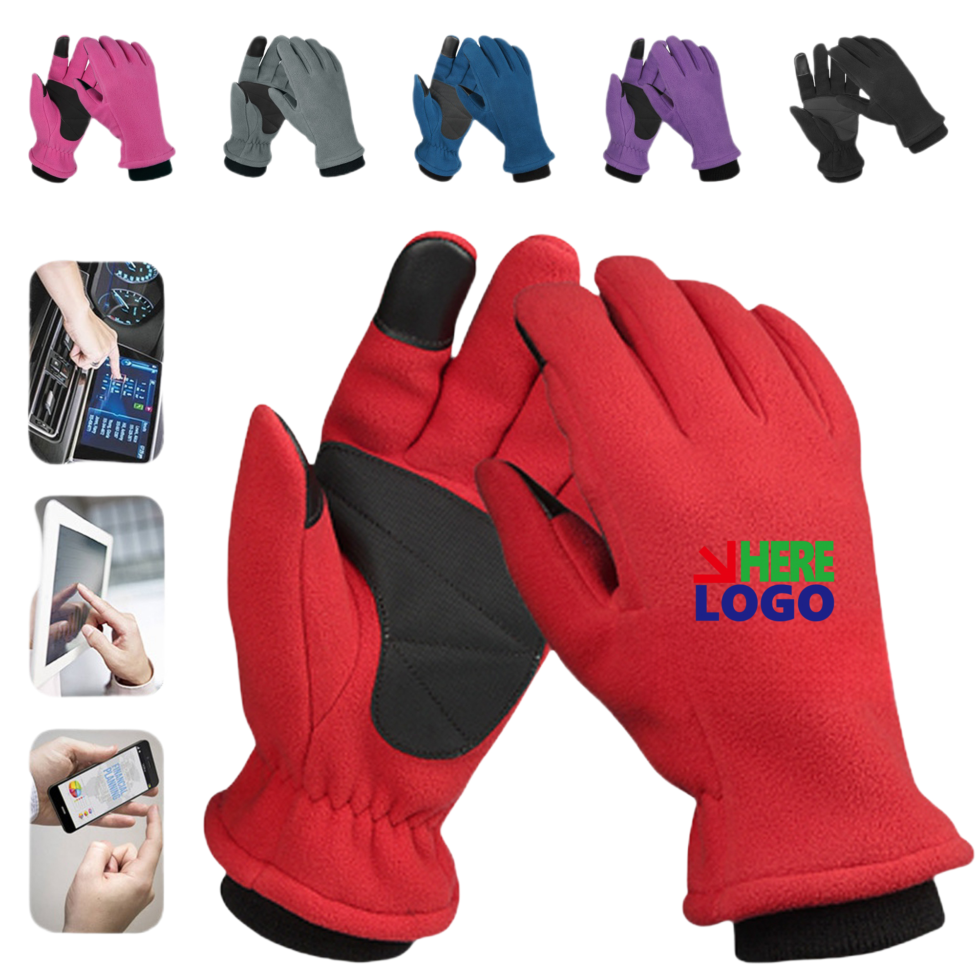 Stay Warm Autumn Winter Fleece Gloves 3