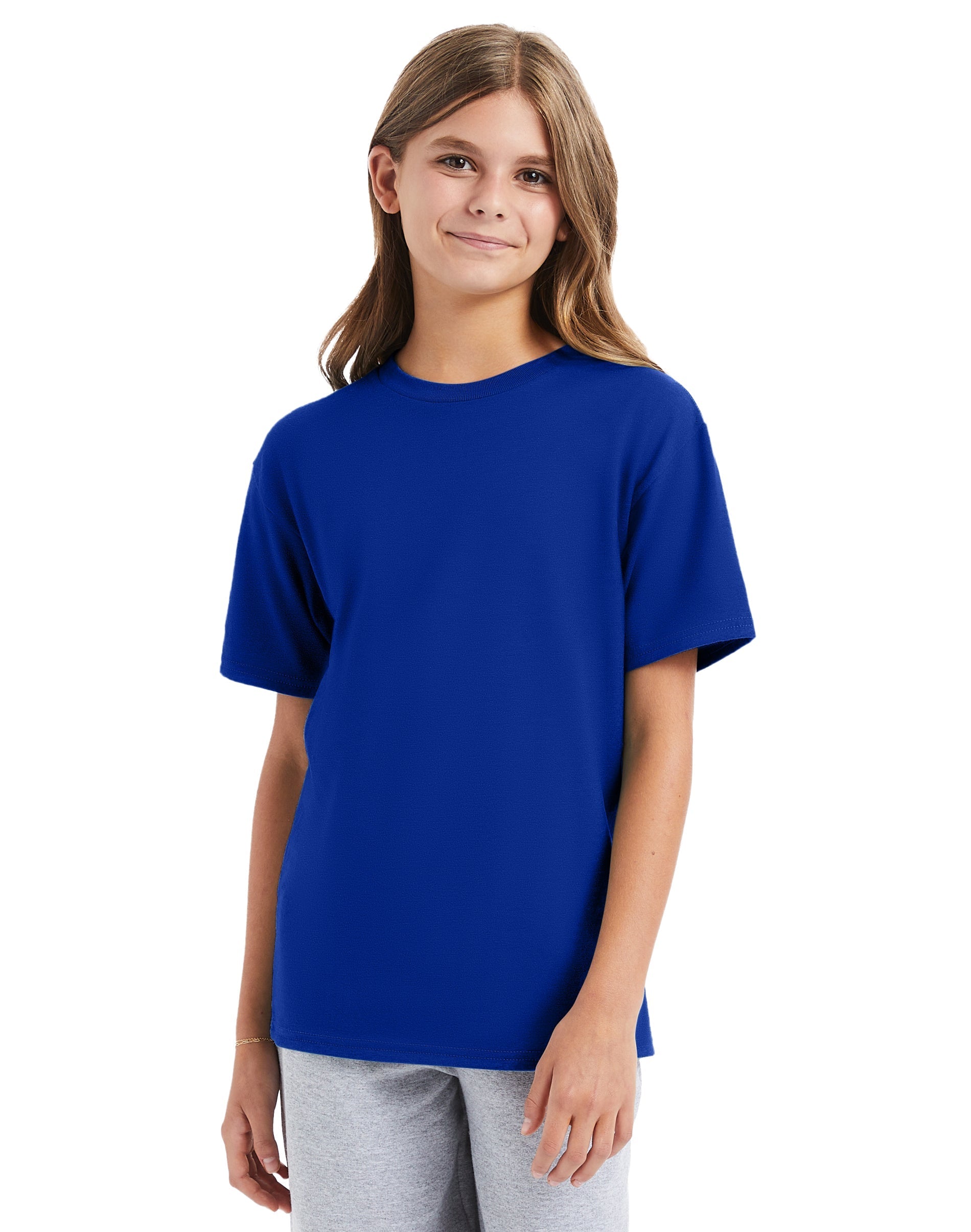 Hanes Perfect-T Youth Short Sleeve T-shirt 1