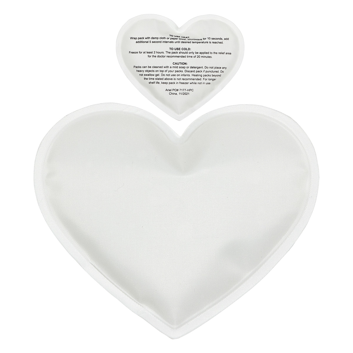 Heart Nylon-Covered Hot/Cold Pack 12
