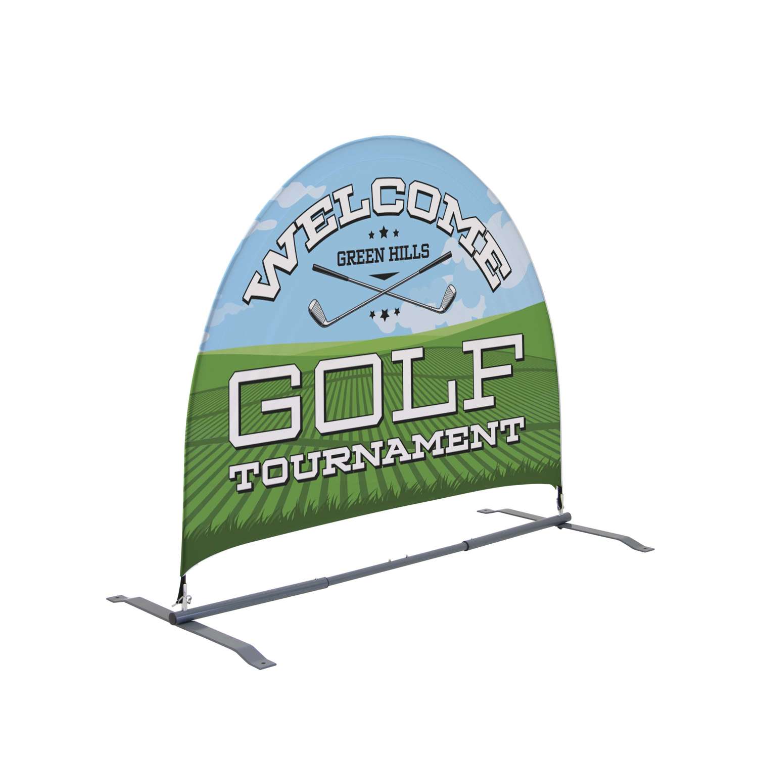 5'W x 4'H Sunrise Multisurface Sign Single-Sided Kit