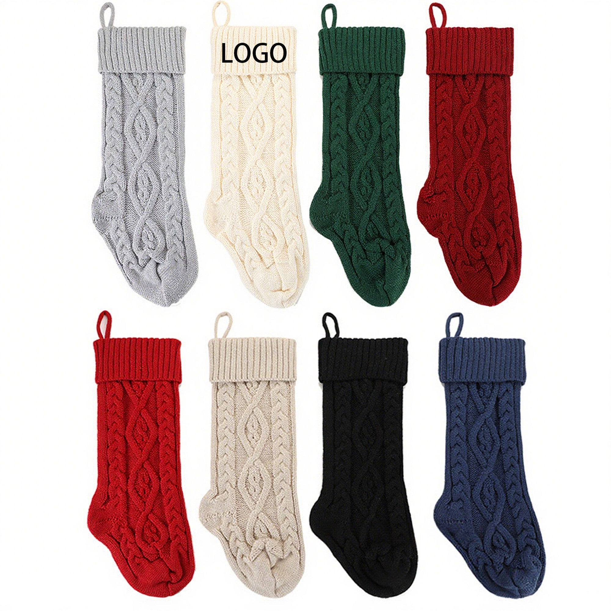Knitted Christmas Stockings 2