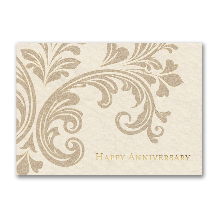 With a Flourish Anniversary Card 1