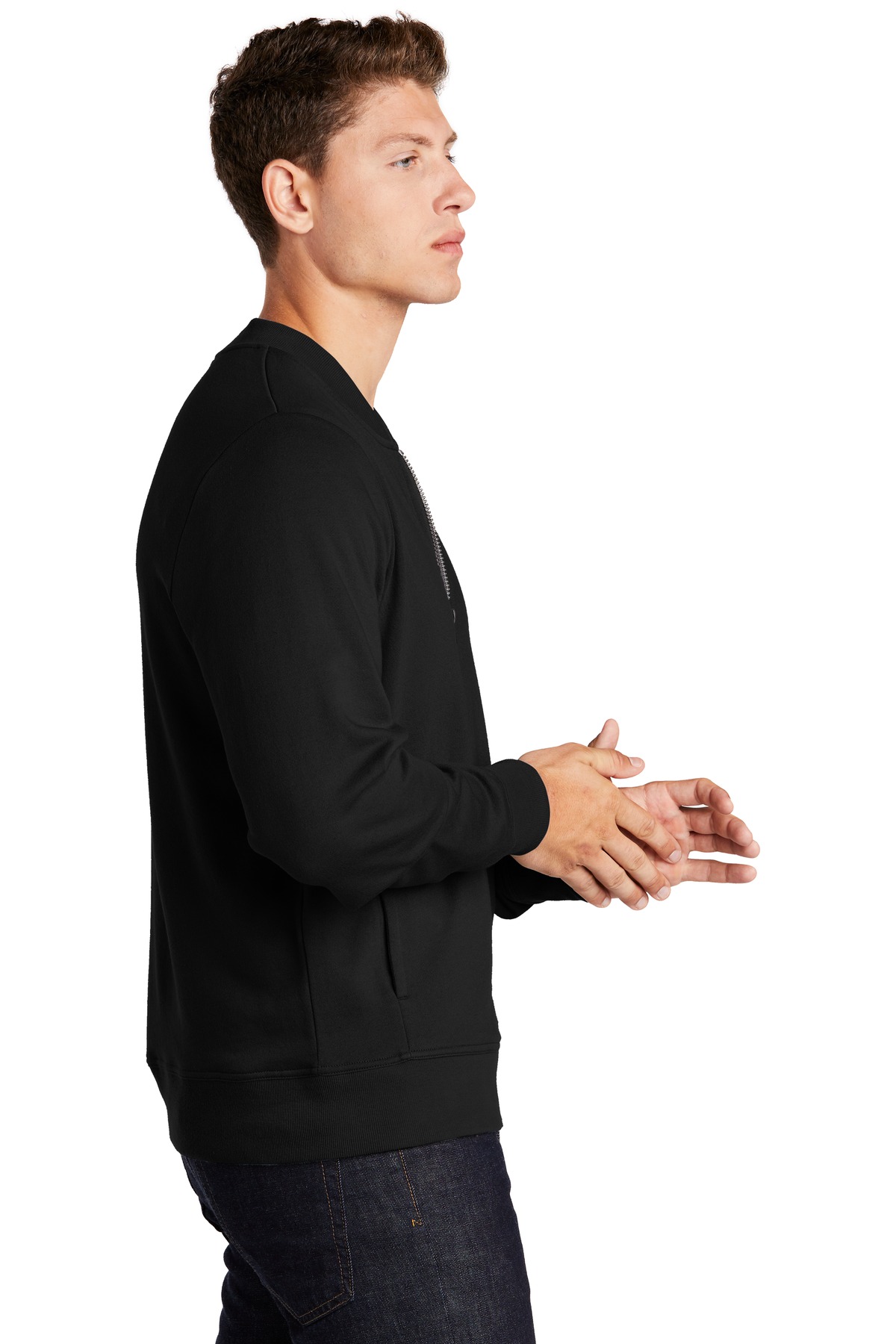 Lightweight French Terry Bomber