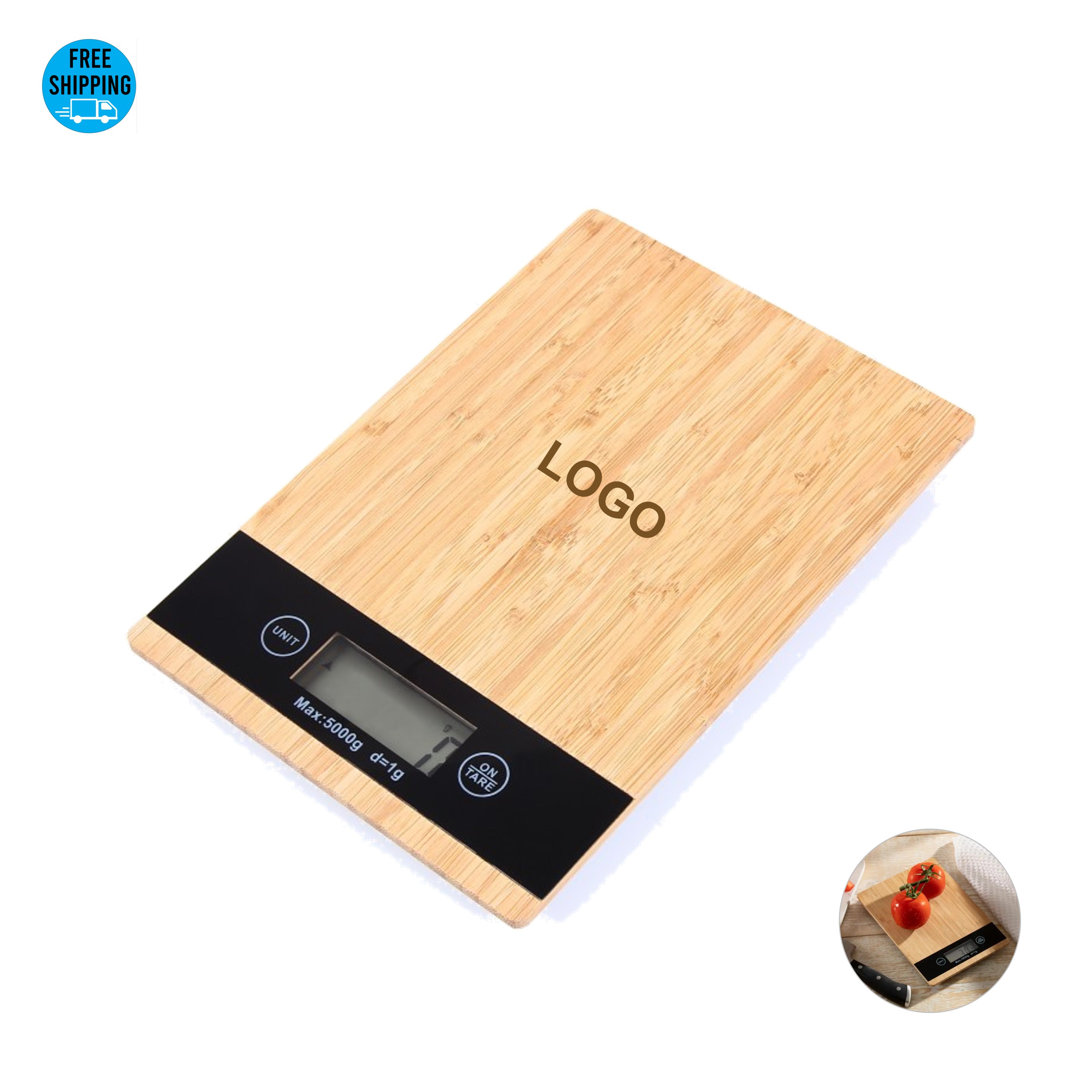 Bamboo Kitchen Scale 5