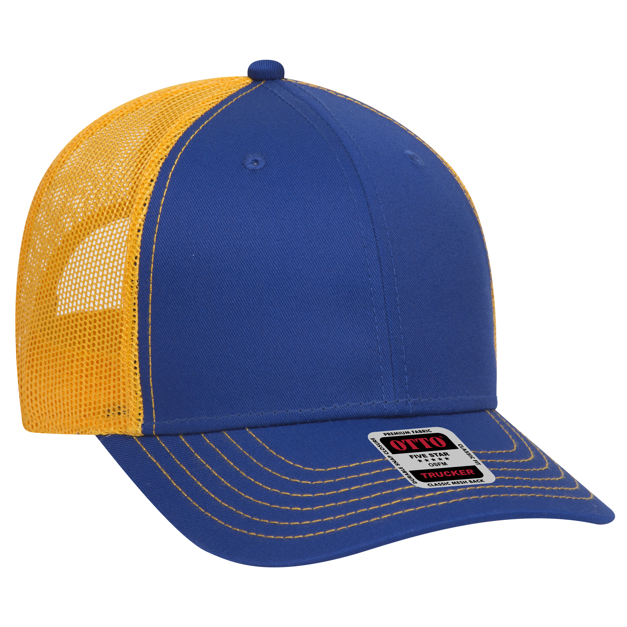 OTTO CAP 6 Panel Low Profile Mesh Back Trucker Hat