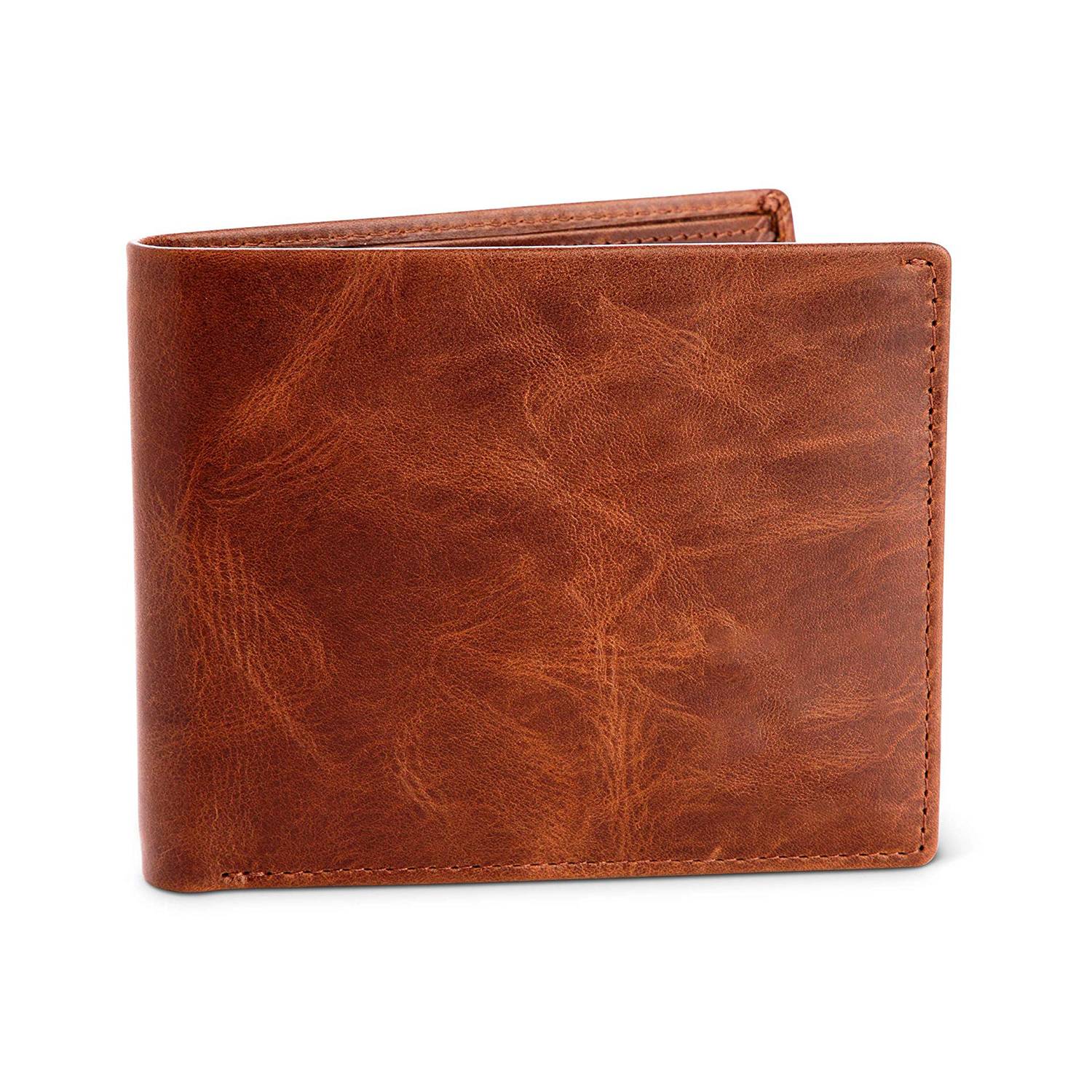 Men's Geniune Leather Bifold Wallet 7