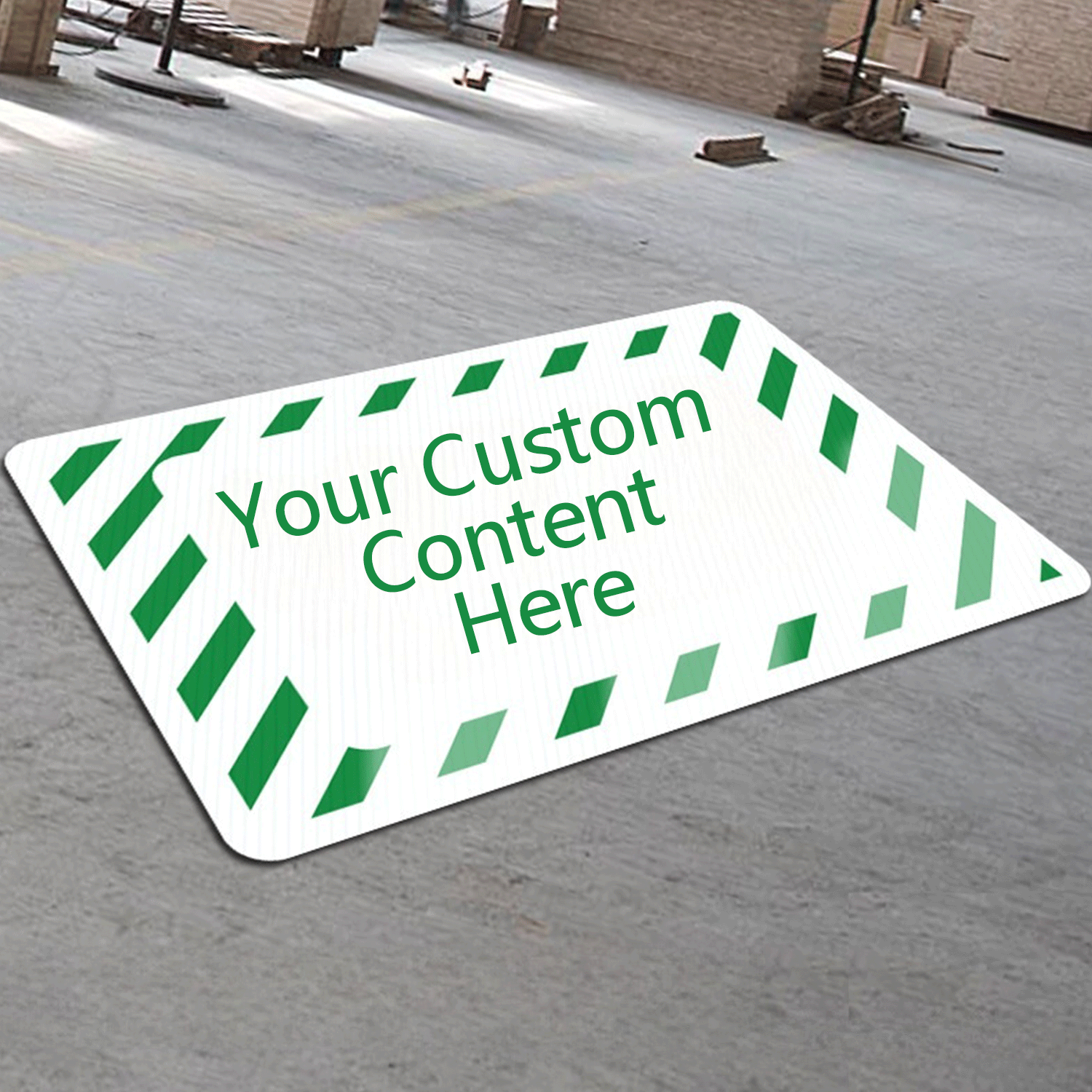 Pvc Road Workshop Factory Warehouse Security Warning Sign 9