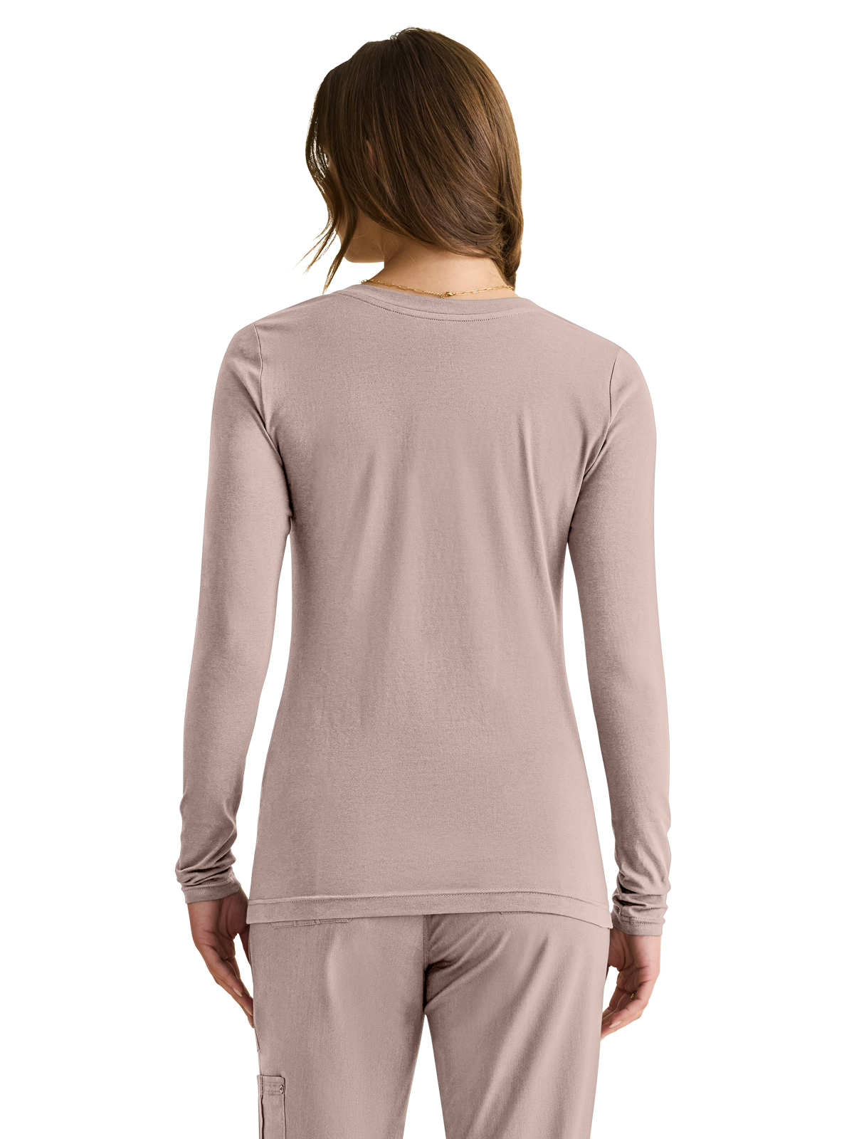 Healing Hands - HH Knits - Women's Pocketless Melissa Long Sleeve Underscrub Tee 12