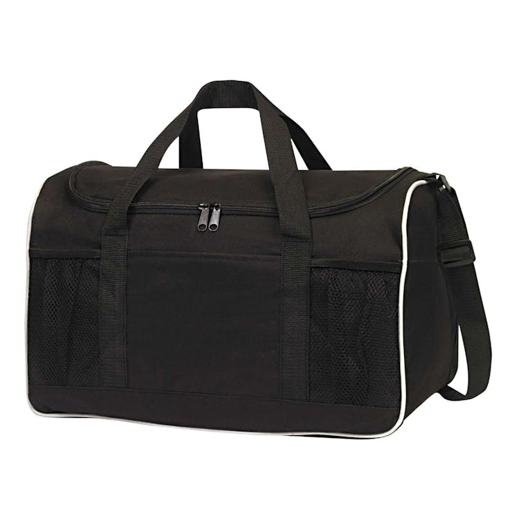 Sports Duffle Bags Black -17.5" 2