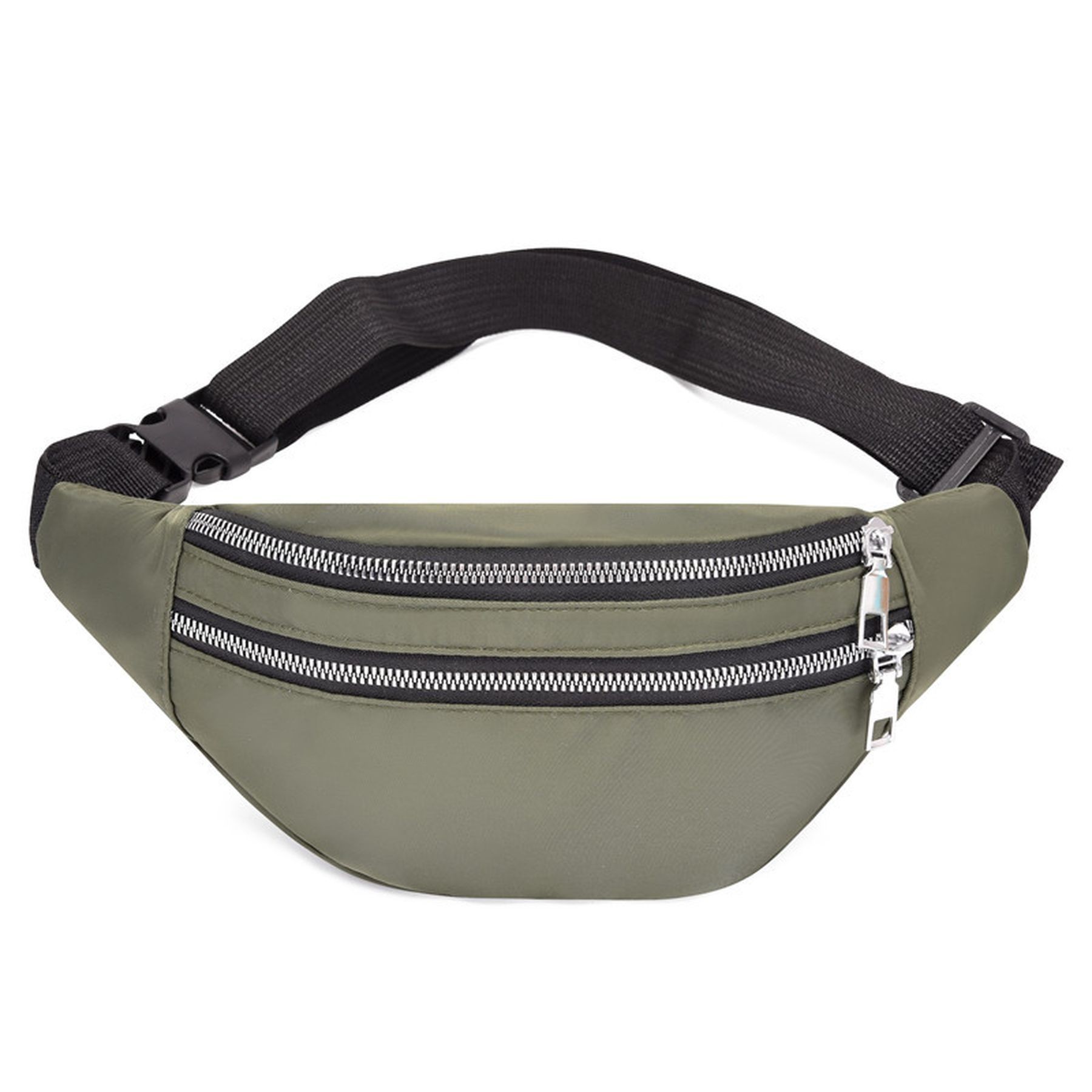Sports Zipper Fanny Pack Travel Oxford Waist Bag 16