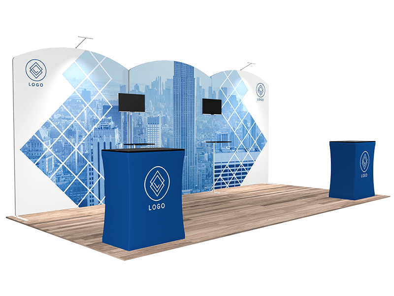 Quick N Fit Trade Show Display Booth 1215